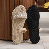Women Linen Beach Sandals