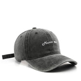 Vintage Washed Letter Embroidered Baseball Cap_Cwah1291