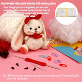 HANDMADE DOLL RABBIT CROCHET MATERIAL PACK_CWMM0812