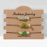 CRUSHED STONE TRIO BRAIDED BRACELET_CWAJE2103