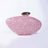 New Bullet Acrylic Clear Clutch Trendy Evening Bag_Cwab5852