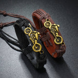 SIMPLE RETRO BRAIDED LEATHER BRACELET_CWMM4466