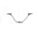 FASHION MOTHER OF PEARL PENDANT SHAWL CLIP_CWMM2192