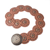 NEW RETRO FASHION RIVET EYELET DISC BELT_CWABE0488