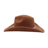 MEN WOMEN WOOL BLEND COWBOY FEDORA HAT WESTERN_CWAH04375