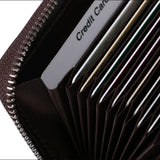 RETRO ZIPPER CREDIT CARD BAG WALLET_CWAB1339