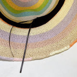 SUMMER COLORFUL FASHION HOLIDAY STRAW HAT_CWAH3587