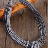 COLORFUL MULTI LAYERED HANDMADE BEADED NECKLACE_CWAJE1571