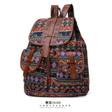 Vintage Pattern Back-To-School Travel Canvas Bag_Cwab2218