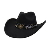 Unisex Cowboy Fedora Hat Western Style_Cwah04450
