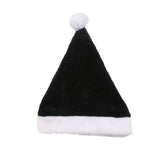 LUXURY PLUSH SANTA HAT WITH GOLD SNOWFLAKES_CWAJE05371