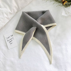 KNIT TRIANGLE SCARF FOR WOMEN S WINTER NECK WRAP_CWASC1978