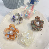 LORAL PEARL HAIR CLAW RHINESTONE ELEGANT CLIP_CWASC1601