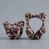 CUTE FOLDABLE LEOPARD PRINT EARMUFFS_CWMM1414