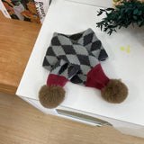KNIT SCARF COZY WINTER CROSS NECK WARMER FOR KIDS_CWASC2101