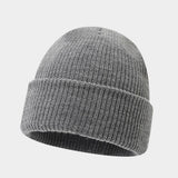 Vintage Knit Dome Skull Cap Warm Short Beanie Hat_Cwah04690