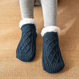 Warm Sleeping Carpet Socks Plush Indoor Slippers_Cwms0704