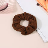 SIMPLE AND LOVELY SMILING FACE HAIR RING HAIR ROPE_CWAHA0457