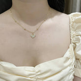 Womens Exquisite Butterfly Clavicle Necklace