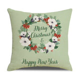 NEW GREEN SMALL FRESH PLANT FLOWER PILLOWCASE_CWMM1391
