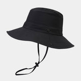 Unisex Western Style Outdoor Sun Hat For Hiking_Cwah3889