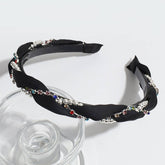 FASHION CROSS RHINESTONE BEADS HEADBAND_CWAHA2212