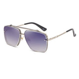 SQUARE FRAME SUNGLASSES METAL FRAMELESS SUNGLASSES_CWASG0561