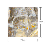 SILK SCARF SUMMER SQUARE SHAWL HEADBAND_CWASC0620