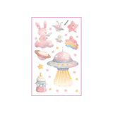 GLITTER CARTOON TATTOO STICKERS FOR KIDS BEAR SET_CWMM8363