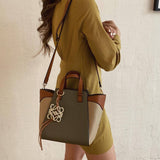 SIMPLE SPLICING CONTRASTING COLORS CROSSBODY BAG_CWAB1944