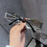 PERSONALIZED DIAMONDSTUDDED RETRO HOLLOWSUNGLASSES_CWASG0765