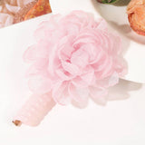GAUZE FLOWER TELEPHONE CORD HAIR RING HAIR TIE_CWAHA1656