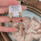 Unique Five-Pointed Star Clip Earrings