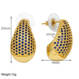 FASHIONABLE DROPLET SHAPED EARRINGS_CWAJE0976