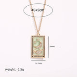 Womens Personalized Vintage Tarot Necklace_Cwmm3786
