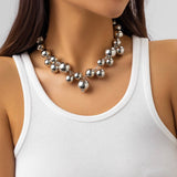 PUNK STYLE IMITATION PEARL NECKLACE_CWAJE1125