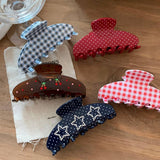 Leopard Bow Banana Clip Retro Hair Accessory_Cwaha07896