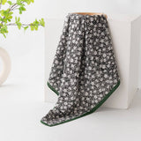 Floral Print Square Scarf_Cwasc03142