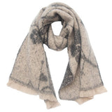 Womens Floral Jacquard Shawl Scarf_Cwasc0876