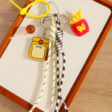 Toast Shaker Keychain With Lollipop Fries_Cwmm7755