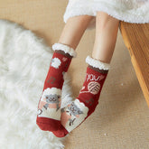 CARTOON FLOOR SOCKS MID TUBE PLUSH INDOOR SLIPPERS_CWMS0737