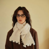 SOFT KNIT SCARF THICK TASSEL WINTER WARM WRAP_CWASC2292