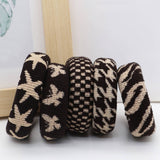 FASHION WIDENED HAIR TIES5PCS BOX_CWAHA0504