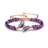Cwaje4228_Natural Stone Light Luxury Butterfly Bracelet