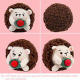 HANDMADE DIY HEDGEHOG CROCHET MATERIAL KIT_CWMM0815
