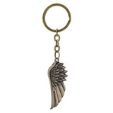 CREATIVE BRONZE WINGS FEATHER KEYCHAIN_CWMM4773