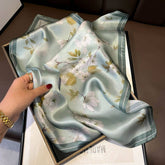 MULBERRY SILK SCARF VERSATILE GIFT SQUARE_CWASC0551