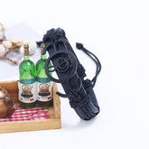 NEW MUSICAL NOTE BRAIDED LEATHER BRACELET_CWMM4524