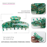 ACETATE DIAMOND CLIP HAIRPIN SHARK CLIP_CWAHA4253