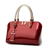 2024 PATENT LEATHER EVENING TOTE BAG_CWAB2636